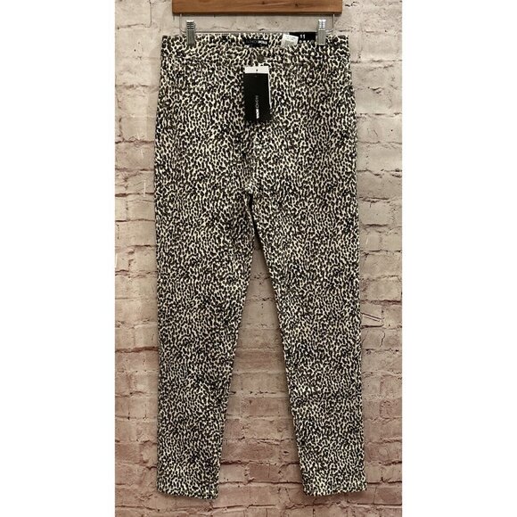 Fashion Nova Purrfectly Print Leopard Print High Rise Skinny Jeans Size 11 NEW - Picture 1 of 4
